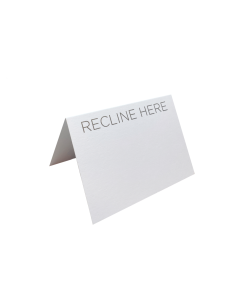 "Recline Here" Place Cards: Pack of 14