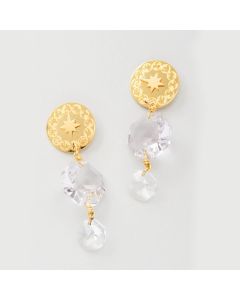 Plaza Hotel Star Sign Earrings by John Wind