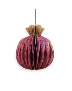 Pomegranate Honeycomb Paper Ornament