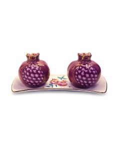 Pomegranate Salt & Pepper Set by Zvezdin's Workshop