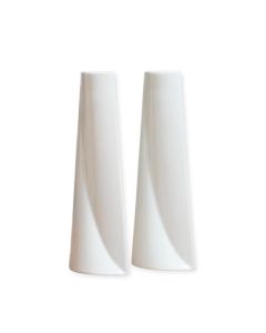 Porcelain Candlesticks by Green Judaica
