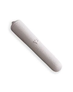 Porcelain Mezuzah by Ceremonials: Light Grey