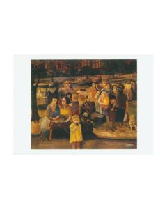 Postcard: Tompkins Square Park by Morris Shulman