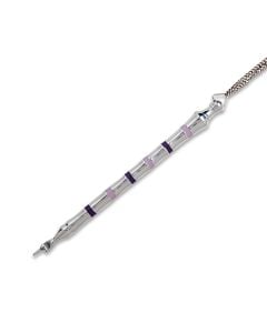 Purple Enamel Striped Yad