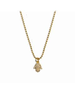 Hamsa Necklace by Little Miss Zoe