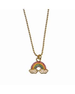 Rainbow Necklace by Little Miss Zoe