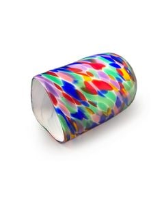 Wedding Smash Glass from NolaGlass: Rainbow