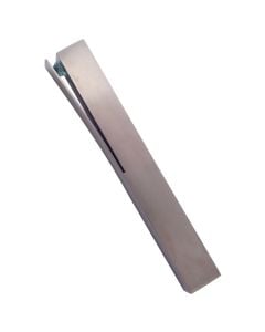 Roman Glass and Aluminum Mezuzah by Sari Srulovitch