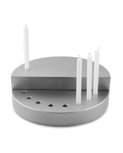 Sandblasted Dial Menorah by MA-MA