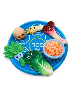 Large Plush Seder Plate Set