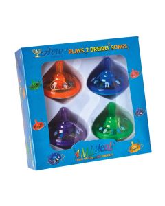Set of 4 Musical Dreidels