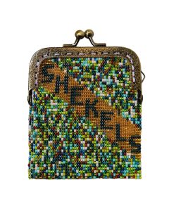 Shekels Beaded Coin Purse by Ariel Tidhar