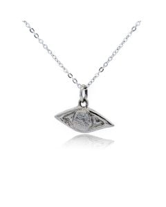 Silver Evil Eye Necklace