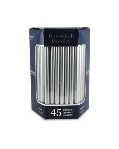 Silver Hanukkah Candles