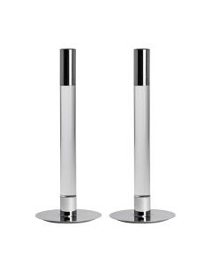 Silver Lumiere Candleticks by Orrefors
