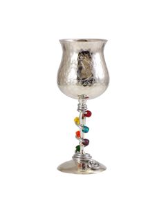 Silverplate Beaded Baby Kiddush Cup by Jillery