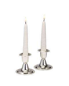 Silverplated Short Candlesticks