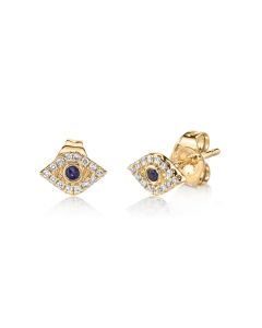 Small Evil Eye Stud Earrings by Sydney Evan