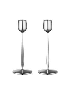 Stainless Steel Dorotea Candlesticks by Gense