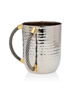 Stainless Steel Washing Cup with Cable Handles