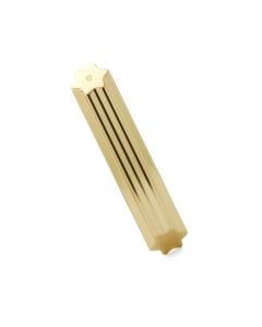 Star Mezuzah by Modern Mensch: Brass