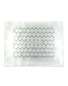 Star Pattern White Challah Cover