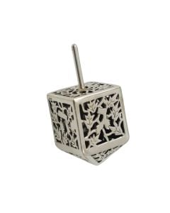 Sterling Leaf Pattern Dreidel by Avi Nadav