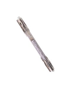 Custom Smash Glass Wedding Mezuzah by S.D. Cooper: Flame