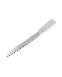 Sterling Silver Challah Knife with Hammered Handle by Avi Nadav