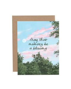 Sympathy Notecard: Aurora Moon