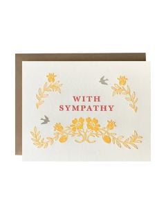 Sympathy Notecard: French Floral