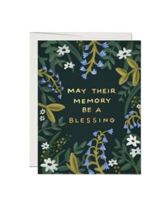 Sympathy Notecard: May Their Memory Be a Blessing