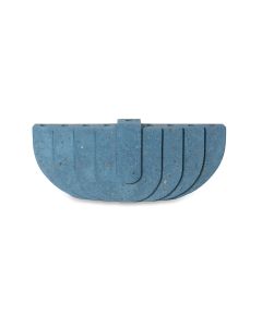 Terrazzo Concrete Menorah by Pretti.Cool: Blue