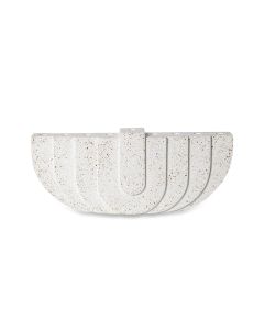 Terrazzo Concrete Menorah by Pretti.Cool: White