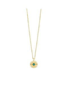 Turquoise Evil Eye Necklace by Sierra Winter