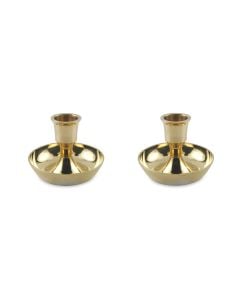 Vintage Brass Travel Candlesticks