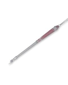 Vintage Crystal and Enamel Pink Yad