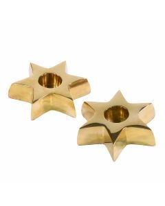 Vintage Star-Shaped Travel Candleholders