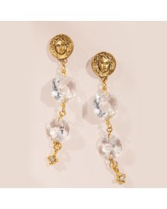 Waldorf Goddess Crystal Earrings by John Wind