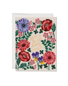Wedding Notecard: Blooming Couple