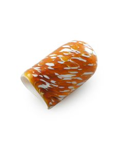 Wedding Smash Glass from NolaGlass: Gold and White