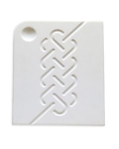 White Corian Challah Board by Studio Armadillo