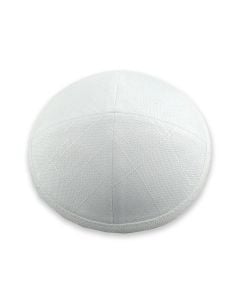 White Linen Kippah