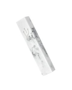 White Marble Mezuzah