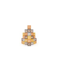 Wooden Hebrew Alphabet Blocks by Uncle Goose