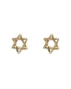 Woven Star of David Earrings by Bareket Fine Jewelry