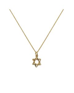 Woven Star of David Necklace by Bareket Fine Jewelry
