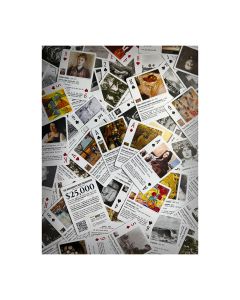WWII Most Wanted Art Playing Cards