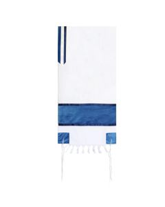 Yam Blue Velvet Tallis Set by Eretz Judaica