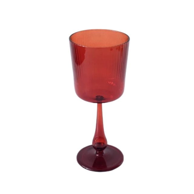 Glass Kiddush Cup by R+D Lab: Etruscan Red